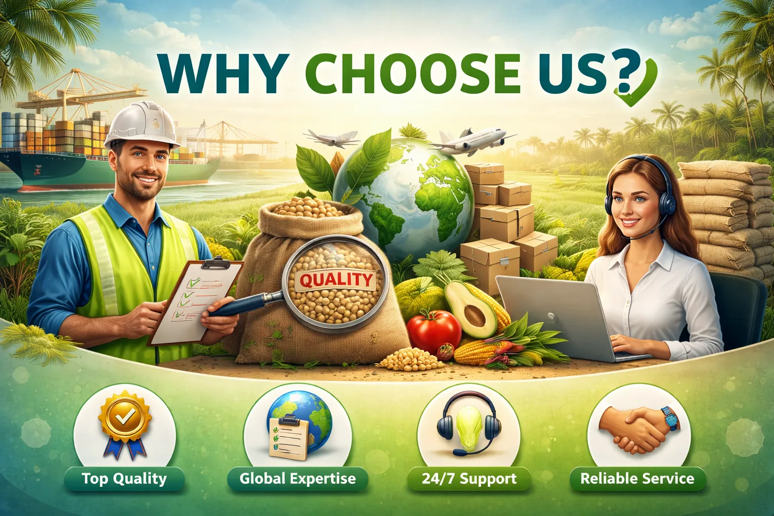 Why choose FACILITEC — trusted agricultural exporter